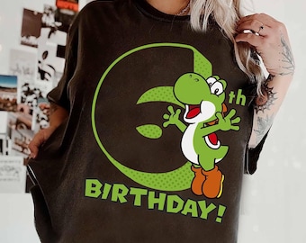 ヨッシー シャツ/スーパーマリオ キッズ Tシャツ/子供用恐竜ヨッシー T