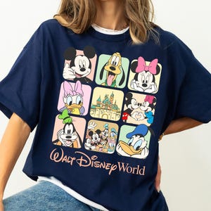 Retro Walt Disneyworld Shirt, Vintage Disney Micky und Freunde Shirt, Disney Familienurlaub Shirt, Disney Reise 2026 Shirt,Micky Maus Tee Bild 6