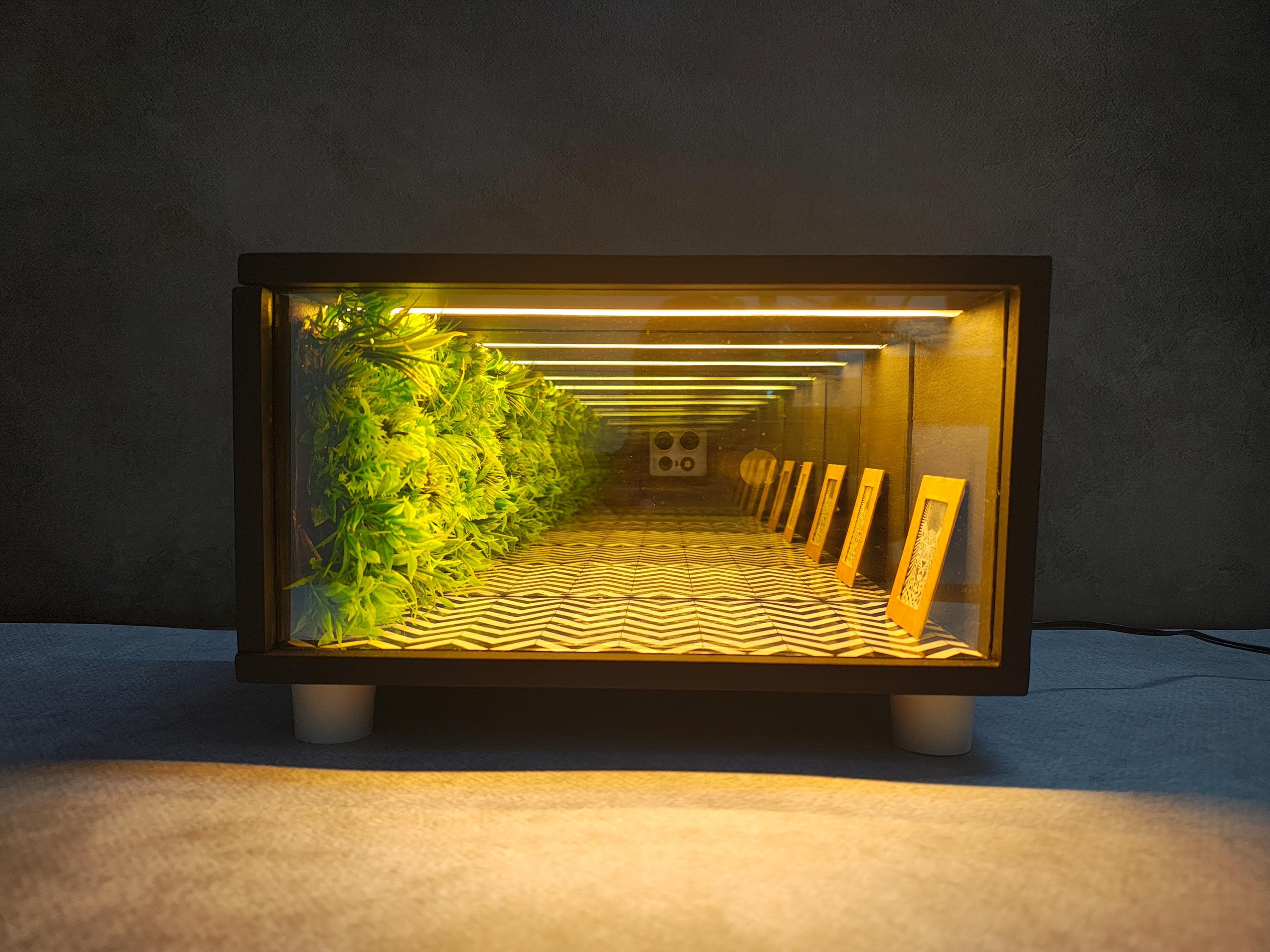 Infinity mirror table - Etsy 日本