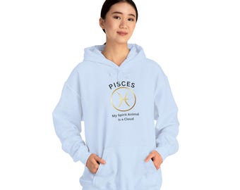 Pisces Sternzeichen Hoodie | Mein Spirit Animal ist eine Wolke