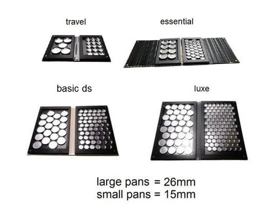 Size Guide Magnetic Empty Makeup Palette 