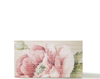 Empty makeup palette for eyeshadow collection gifts for her, pink magnolia petal.