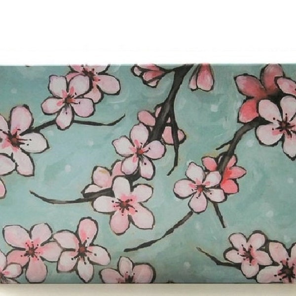 Magnetic empty makeup palette gift for her birthday present - Cherry Blossom