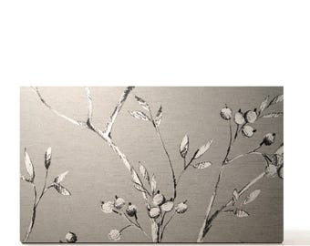 Wildflower nature luxe empty magnetic palette for single makeup pans, birthday gifts for her.