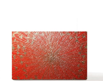 DS gold fireworks in red magnetic palette for depot makeup pans, birthday gifts for her.