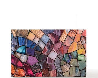 Rainbow crystal glass empty makeup palette for single eyeshadows gifts for her. Glass House