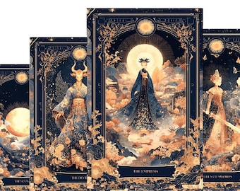 Tarot double sided beauty magnetic makeup palette fantasy gothic magic - Tarot Reading