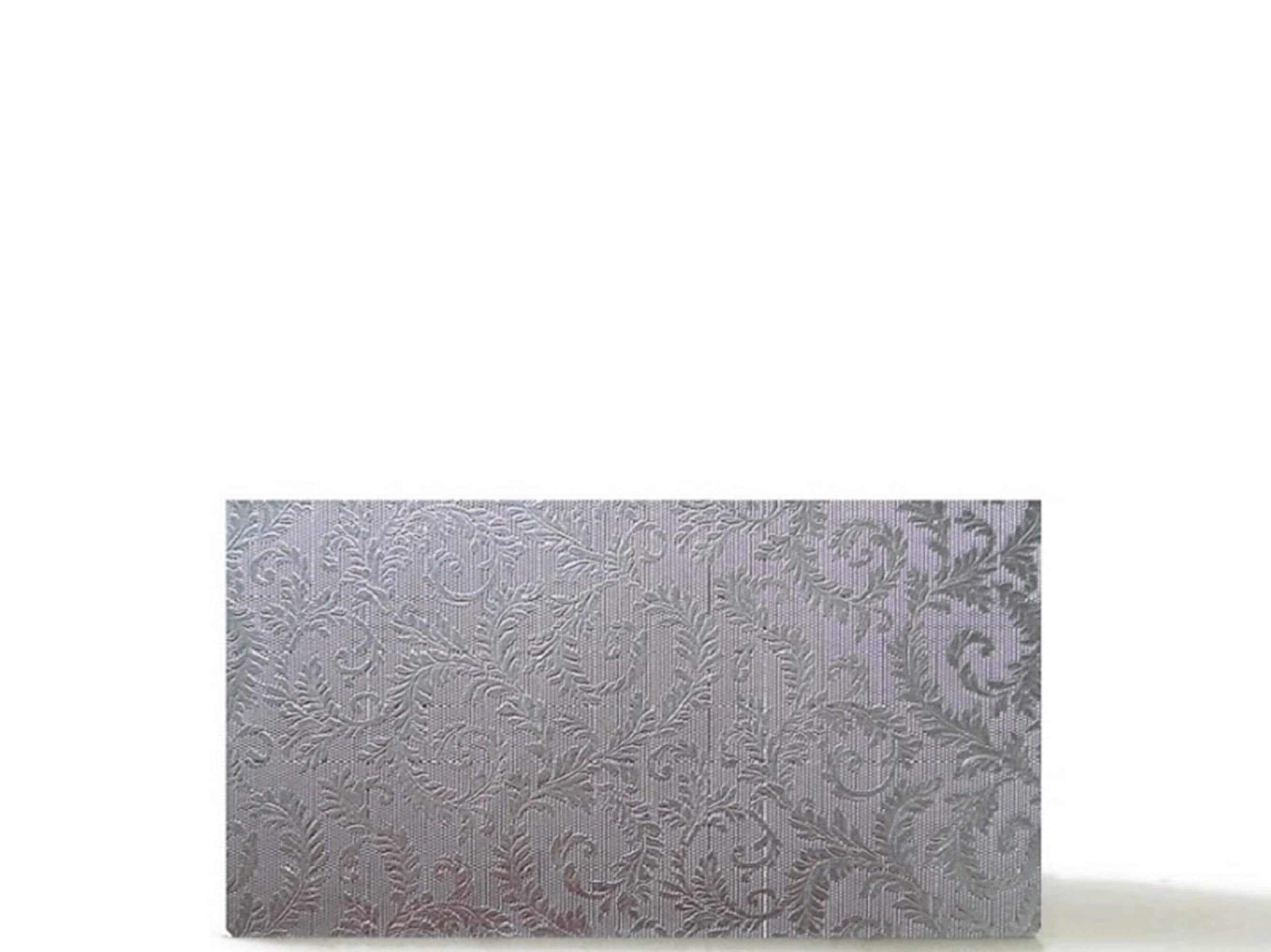 Essential Magnetic empty makeup palette silver damask.