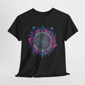 T-shirt Shpongle T-shirt psychedelische T-shirt Shpongle cadeau unieke kunst shirt Festival Wear shirt heilige geometrie T-shirt psychedelische kunst cadeau afbeelding 6