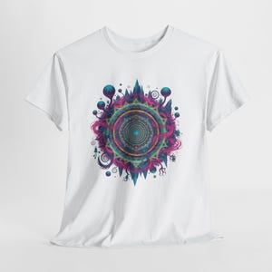 T-shirt Shpongle T-shirt psychedelische T-shirt Shpongle cadeau unieke kunst shirt Festival Wear shirt heilige geometrie T-shirt psychedelische kunst cadeau afbeelding 7
