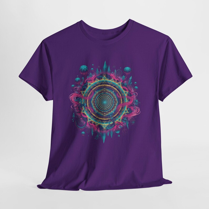 T-shirt Shpongle T-shirt psychedelische T-shirt Shpongle cadeau unieke kunst shirt Festival Wear shirt heilige geometrie T-shirt psychedelische kunst cadeau afbeelding 14