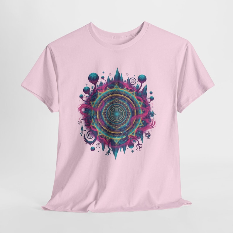T-shirt Shpongle T-shirt psychedelische T-shirt Shpongle cadeau unieke kunst shirt Festival Wear shirt heilige geometrie T-shirt psychedelische kunst cadeau afbeelding 20
