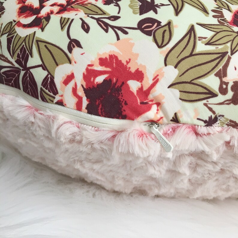 Floral Nursing Pillow / Floral Nursing Pillow Cover / Girl Etsy