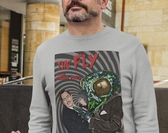 Moletom The Fly Horror: Filme de Ficção Científica Retrô, Vincent Price