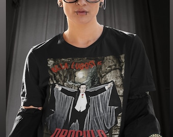Bela Lugosi Dracula Portrait T-Shirt, Classic Horror Movie Tee