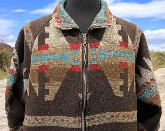 Men’s Brown Wool Blend Zip Jacket – Rugged, Relaxed & Ready for Anything (S-5XL)
