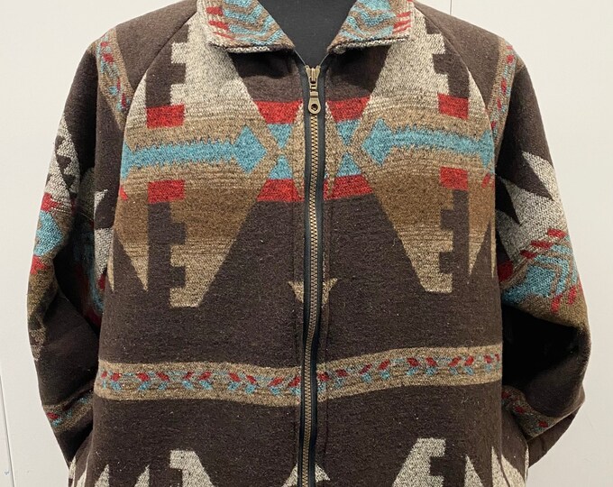 Men’s Brown Wool Blend Zip Jacket – Rugged, Relaxed & Ready for Anything (S-5XL)