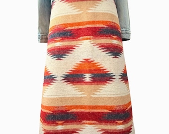 Wool Blend Skirt - Desert Sunset