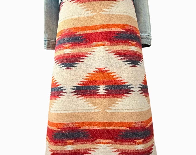 Wool Blend Skirt - Desert Sunset