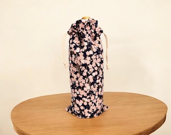 100% Cotton Wine Bags In Fun Prints - Fits 1.5 Litre Bottles