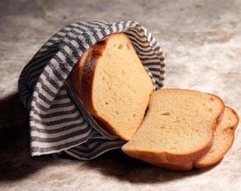 Organic Cotton Bread Cloth & Produce Bag Set | Eco-Friendly Kitchen Bundle | Reusable Market Bags | Zero Waste Living