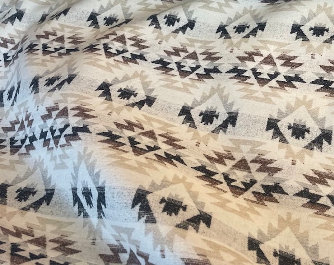 Wool Blend Blanket Throw Diamond Print - Sand