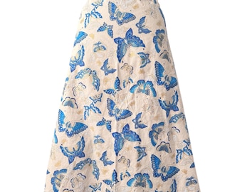 100% Cotton Skirt With Butterflies