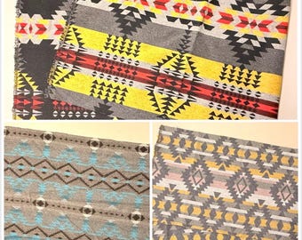3 Wool Blend Panels & Strips – Pink/Yellow, Sky Blue, Black/Red, 60x15.5, 60.50x17, 59.5x19 – Free Shipping USA, No Tariffs - #14