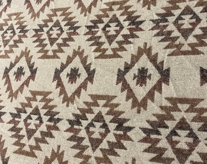 Beautiful Diamond Print In Light Earthy Tones Brown And Beige