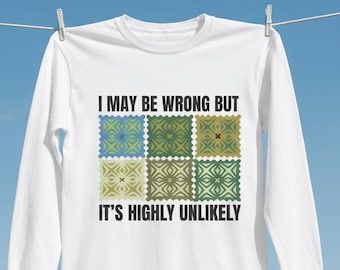Sarcastic Funny Sweatshirt | Retro Geometric Pattern Crewneck (100% Cotton)