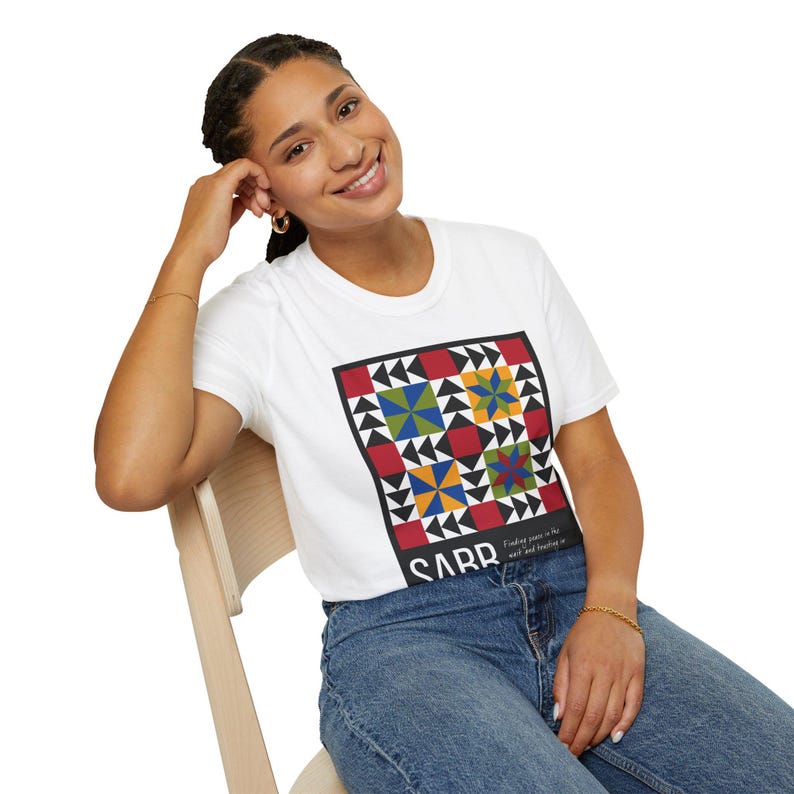 SABR Islamic T-Shirt | Geometric Pattern, Muslim Streetwear, Faith Tee image 19