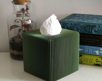Modern Tissue Box Cover 3D Printed Cube