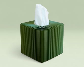 Modern Tissue Box Cover 3D Printed Cube