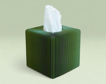 Modern Tissue Box Cover 3D Printed Cube
