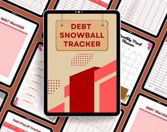 Debt Snowball Tracker Printable, Debt Payoff Planner, Financial Freedom Guide, Debt Tracker Log, Budget Binder Insert, Personal Debt Finance