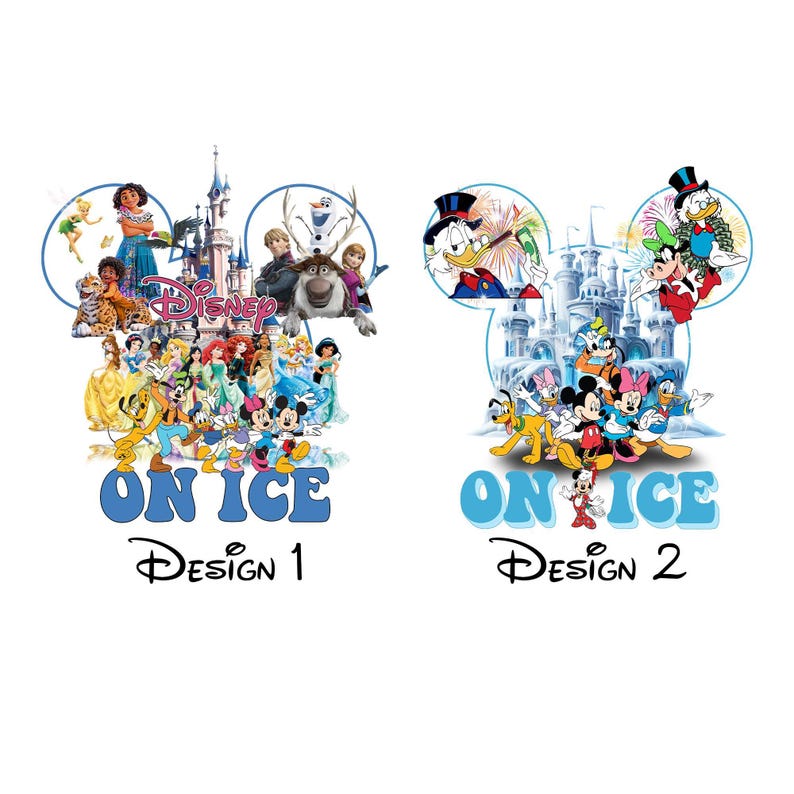 Camiseta personalizada de Disney On Ice 2026, camiseta personalizada del espectáculo Encanto de Frozen, camiseta de viaje familiar de Mickey y Minnie On Ice de Bella Canvas Tees imagen 5