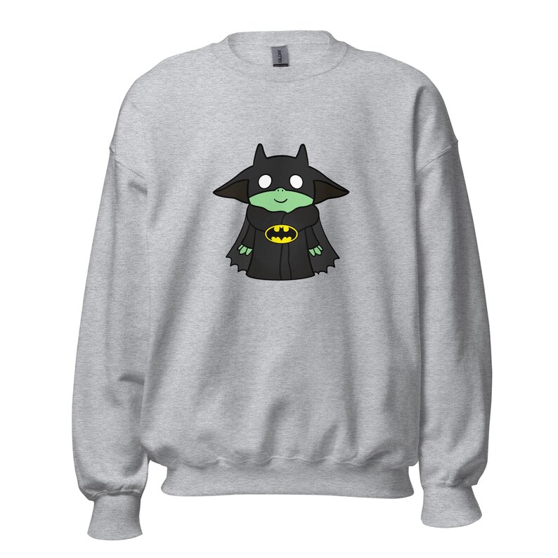 Baby Yoda Batman Crewneck Sweatshirt