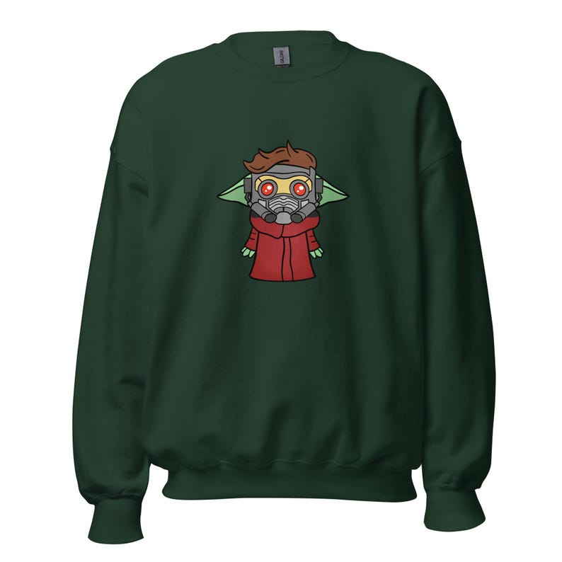 Baby Yoda Starlord Crewneck Sweatshirt