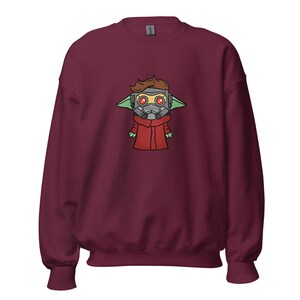 Baby Yoda Starlord Crewneck Sweatshirt