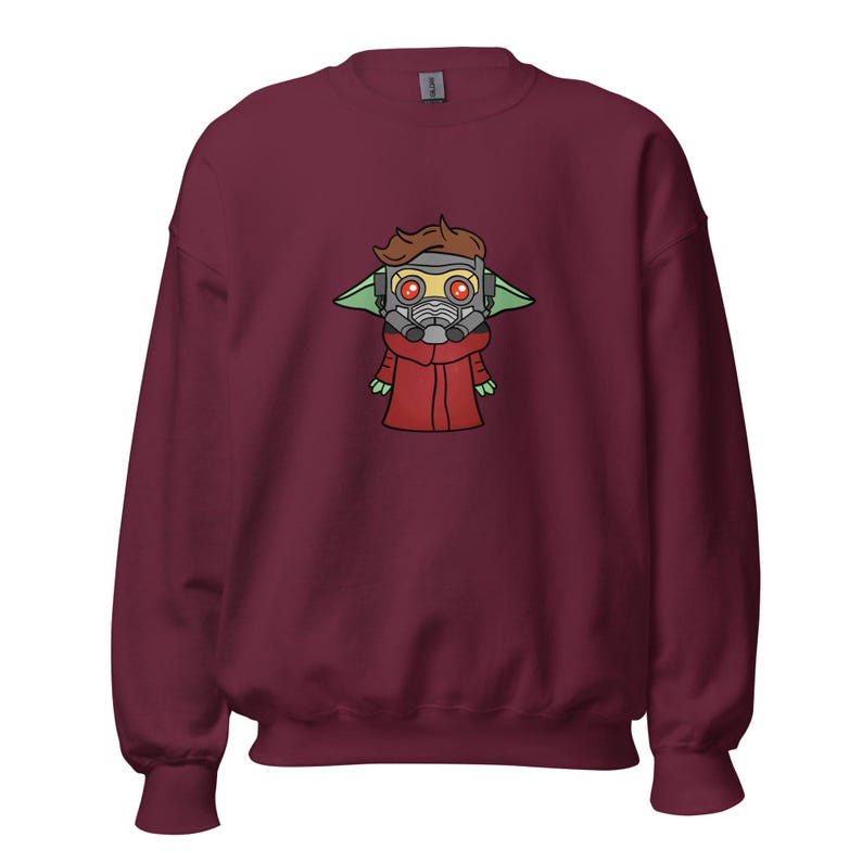 Baby Yoda Starlord Crewneck Sweatshirt