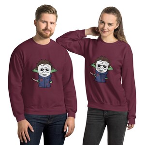 Baby Yoda x Michael Meyers Crewneck Sweatshirt (Halloween)