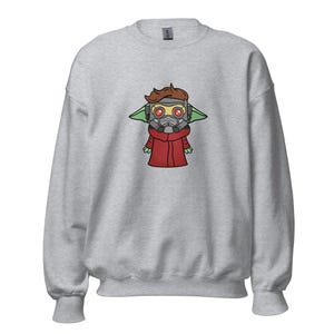 Baby Yoda Starlord Crewneck Sweatshirt