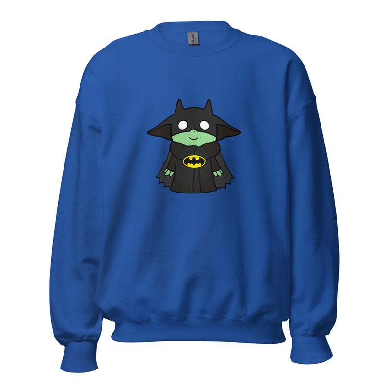 Baby Yoda Batman Crewneck Sweatshirt