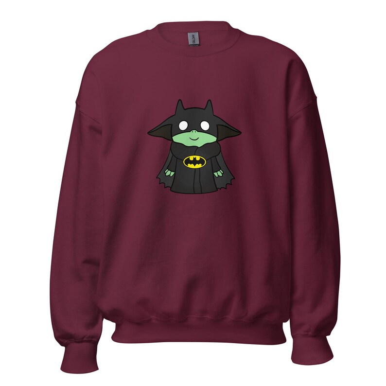 Baby Yoda Batman Crewneck Sweatshirt