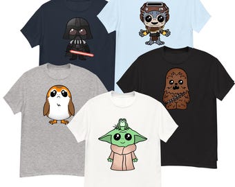 Star Wars Family T-shirts, Hoodies, Sweatshirts. Baby Yoda, Porgs, Chewy, and more!