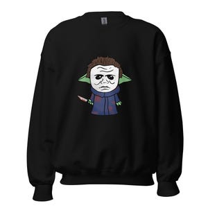 Baby Yoda x Michael Meyers Crewneck Sweatshirt (Halloween)