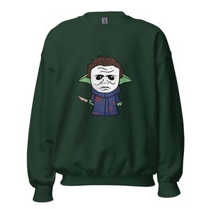 Baby Yoda x Michael Meyers Crewneck Sweatshirt (Halloween)