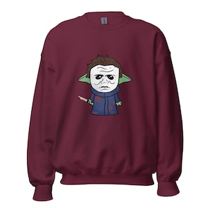 Baby Yoda x Michael Meyers Crewneck Sweatshirt (Halloween)