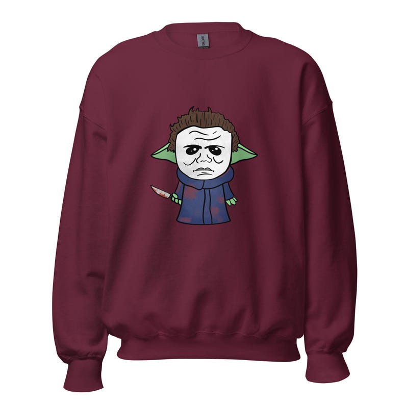 Baby Yoda x Michael Meyers Crewneck Sweatshirt (Halloween)