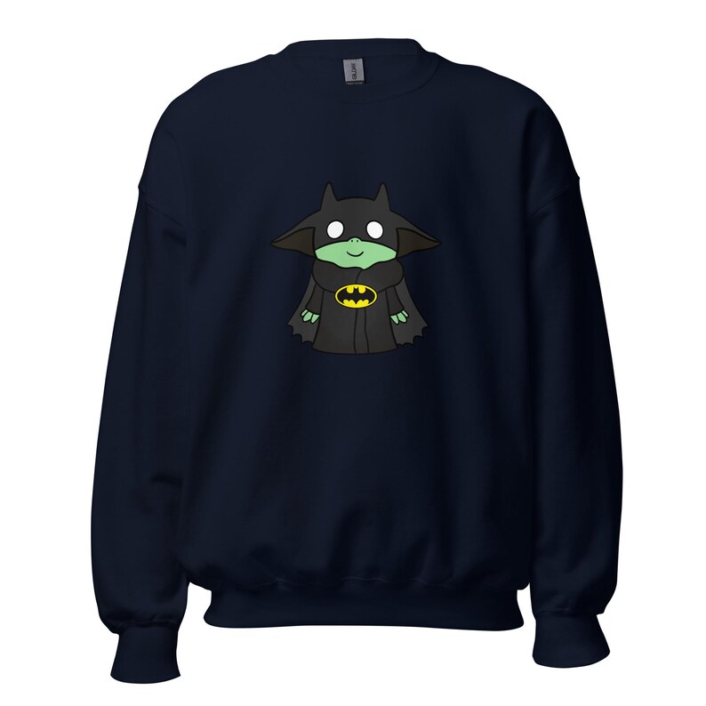 Baby Yoda Batman Crewneck Sweatshirt